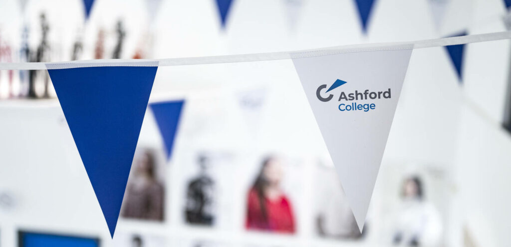 Ashford College bunting