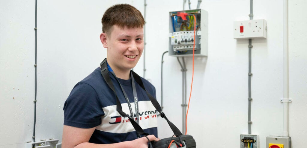 Electrical student testing and inspecting