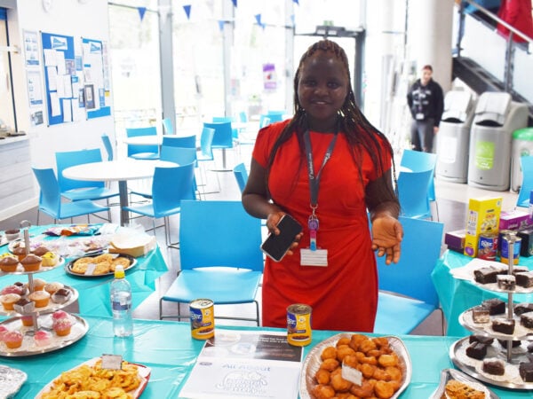 Health and social care bake sale.