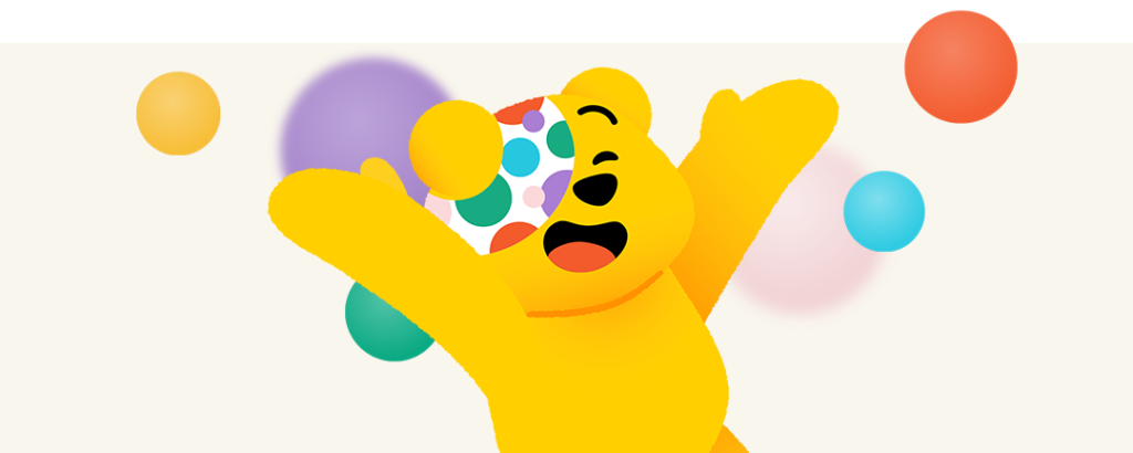Cartoon bear - Pudsey