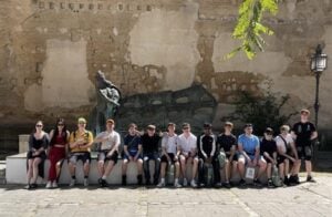 a group of electrical students