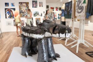 3D ceramics model of dragon-like animal