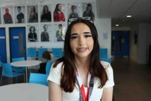 Ruby studies Access to Higher Education at EKC Ashford College