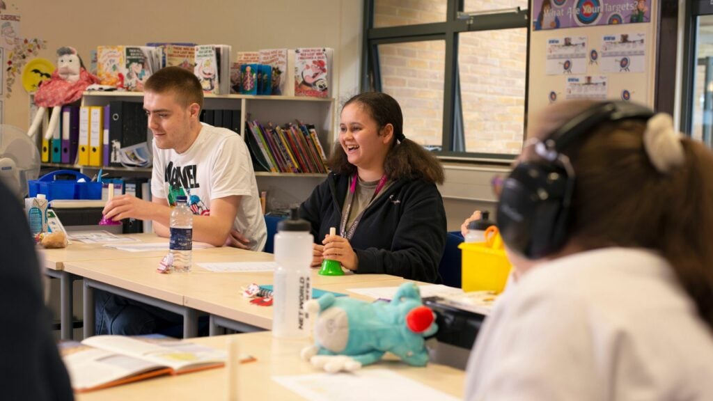 Group of Foundation and Inclusive Learning students in the classroom