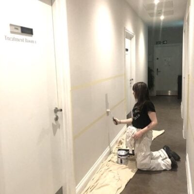 Painting students at The Yarrow