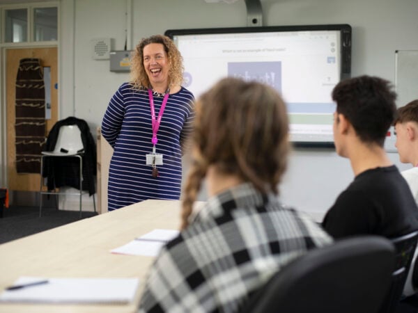 lecturer teaching business students