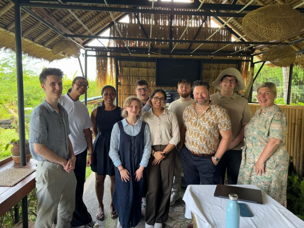 staff and students at Made Tea in bali
