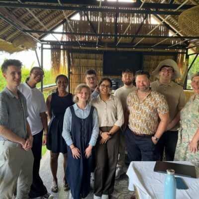 staff and students at Made Tea in bali