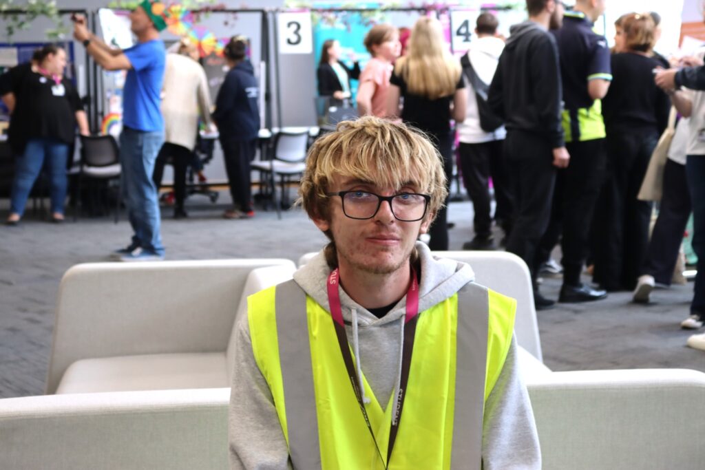 student union vice president at freshers fair