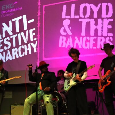 Students form a punk band named Lloyd and the Bangers