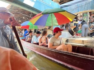 students explore thailand