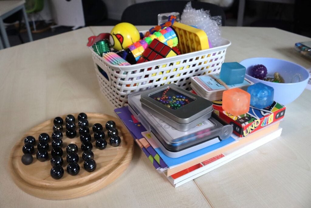 fidget toys at The Hub