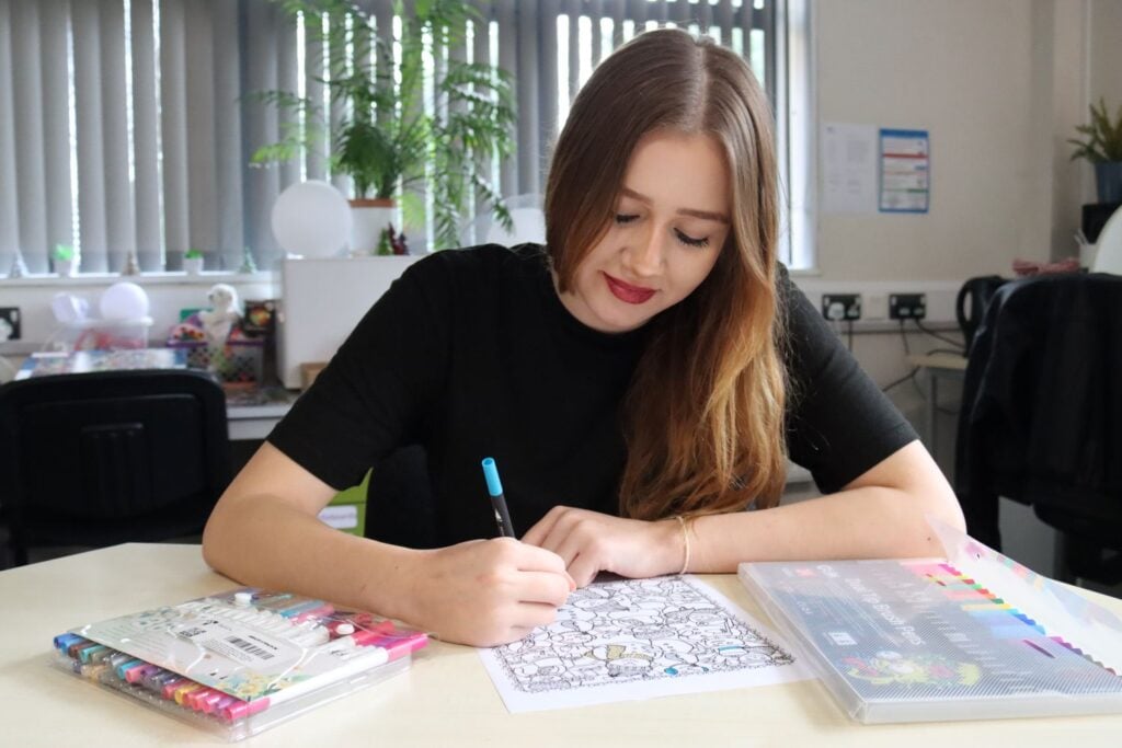 Student in The Hub