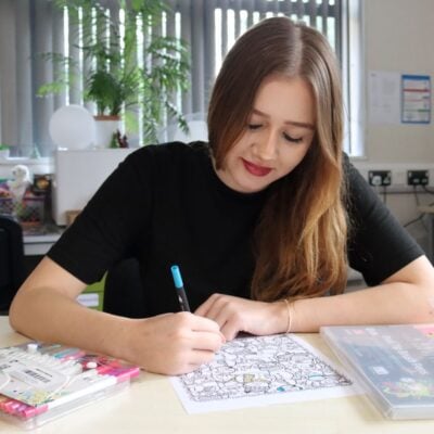 Student in The Hub