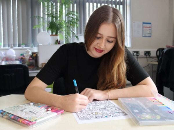 Student in The Hub