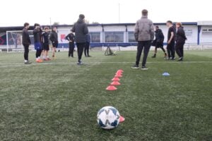 sports students at Margate Football Club