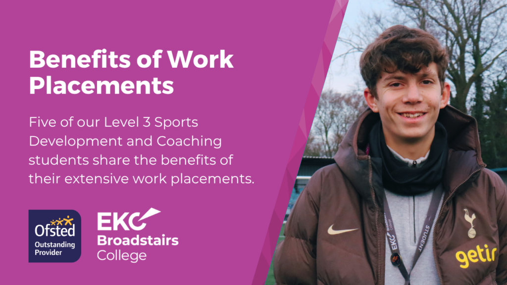 Work placements with Level 3 Sports Coaching students