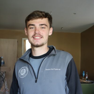Young lad smiling at the camera