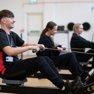 sport student exercising at EKC Broadstairs College