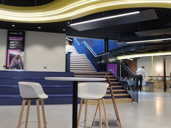 General photo of inside the Margate Digital building