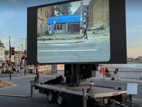 Media students premiere film on Margate steps