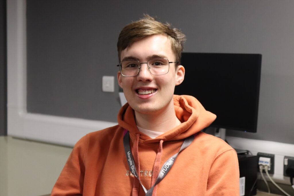 Animation student headshot