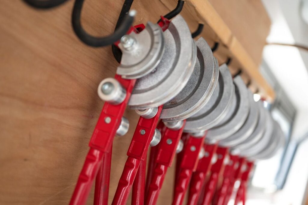 plumbing tools at EKC Broadstairs College