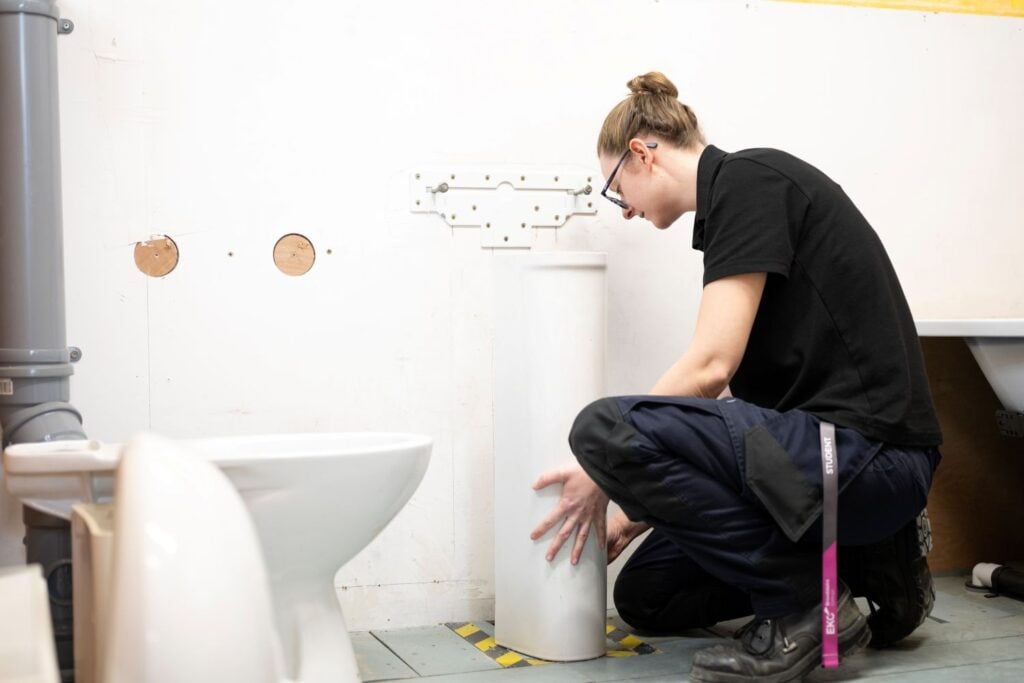 adult learner plumbing EKC Broadstairs College