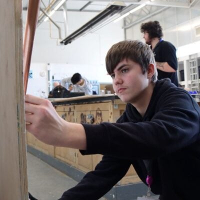Plumbing student competes at KFE4Skills