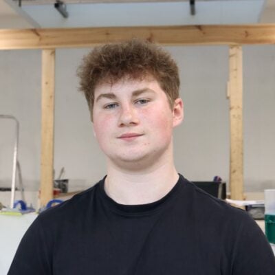 Plumbing student at EKC Broadstairs College