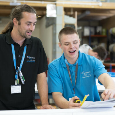 Electrical student working