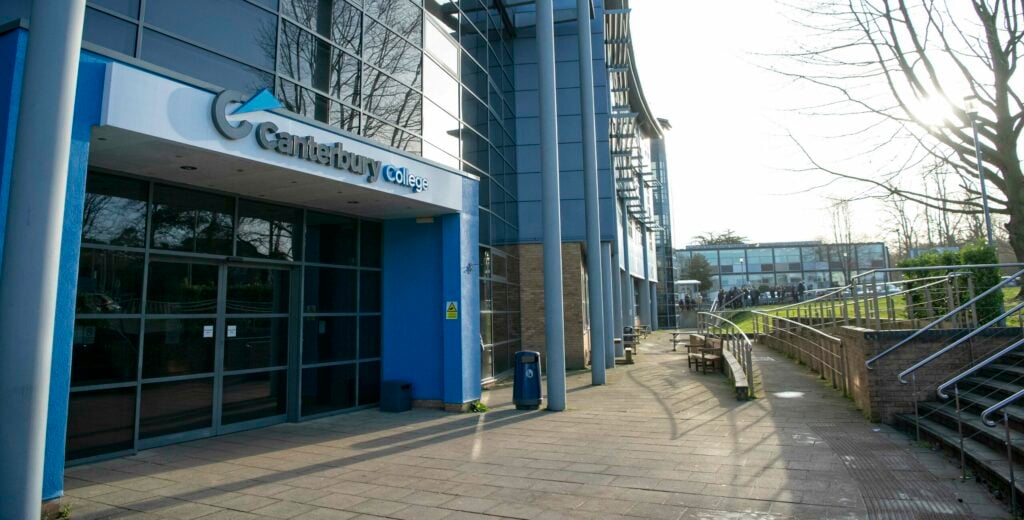 Cantrbury college main entrance