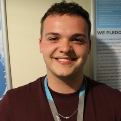 Health and Social Care student Toby