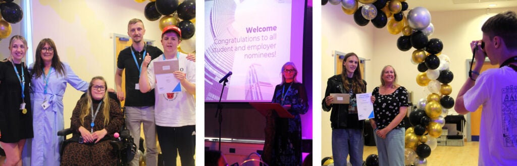 photos of student employer awards night