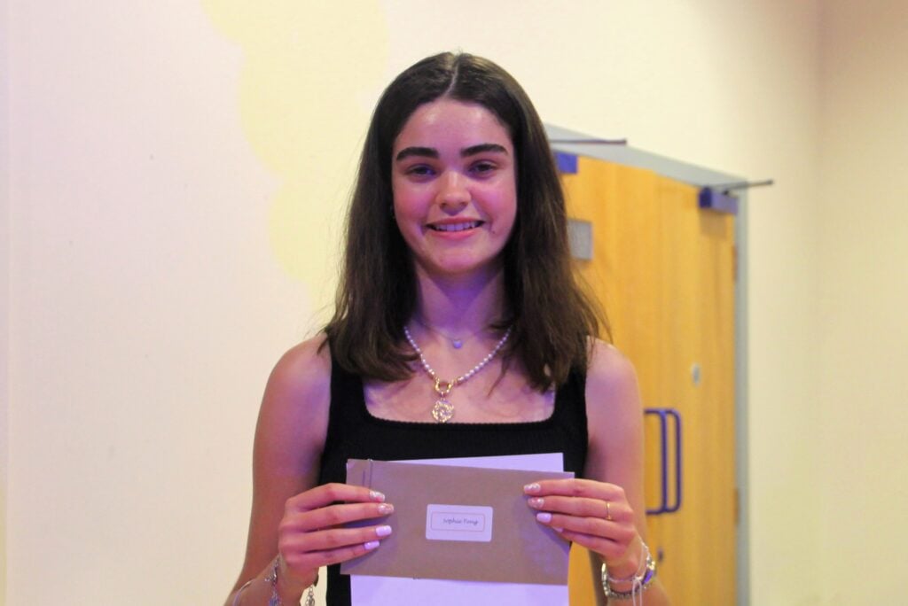 image of student receives an award