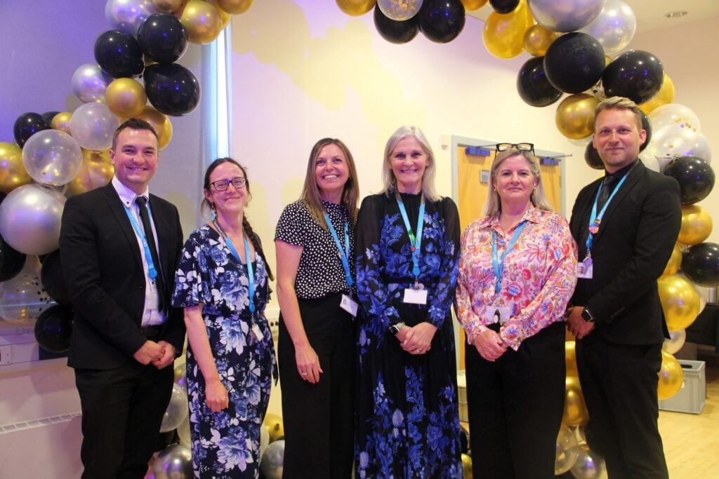 a group at the students employee awards night