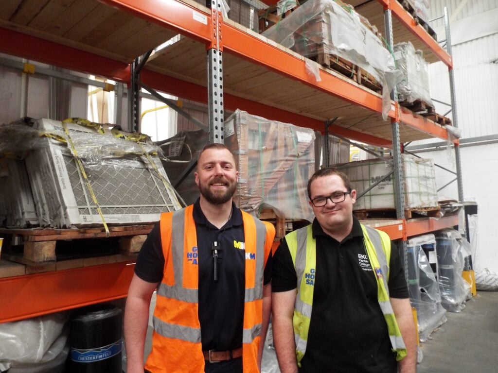 student at their workplacement mkm building supplies