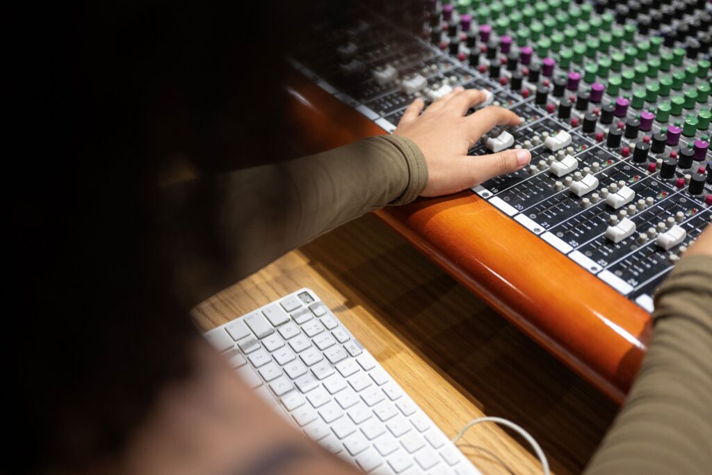 mixing desk