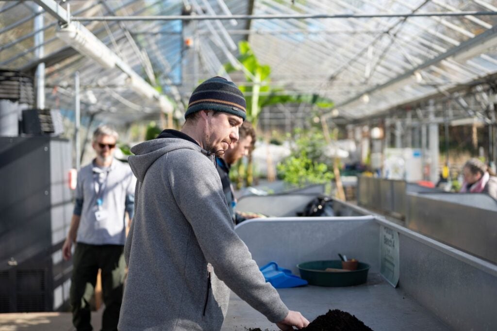 student at Spring lane campus