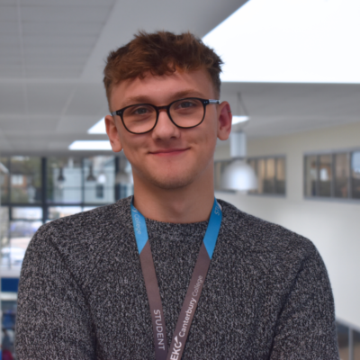 Adult student at EKC Canterbury College