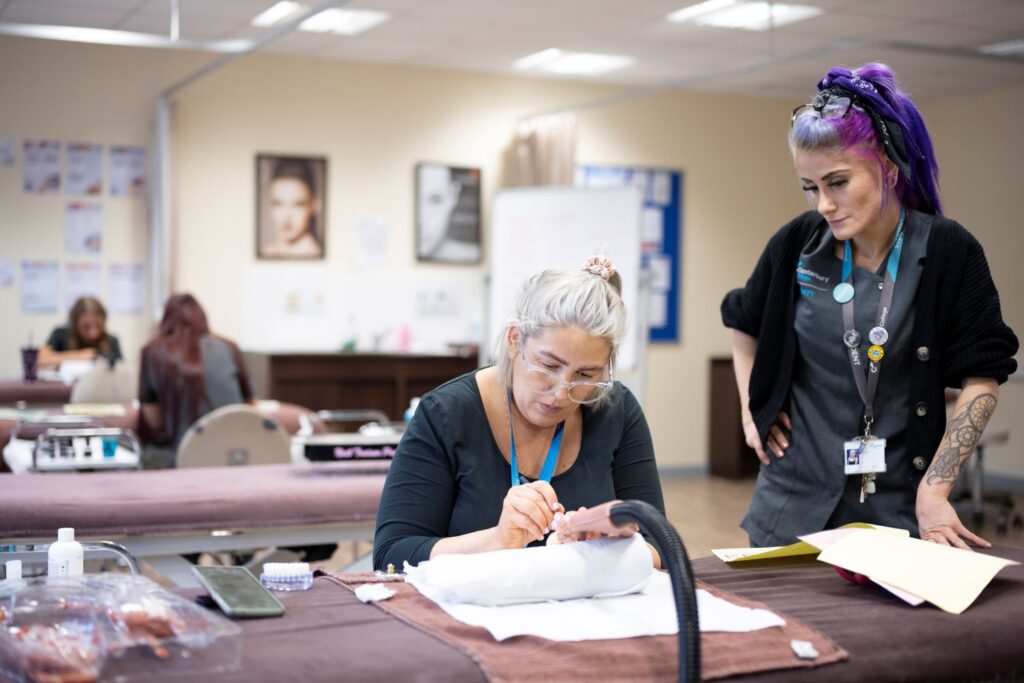 Hair and Beauty adult learner