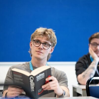 English student in College
