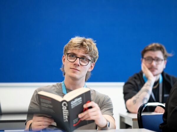 English student in College