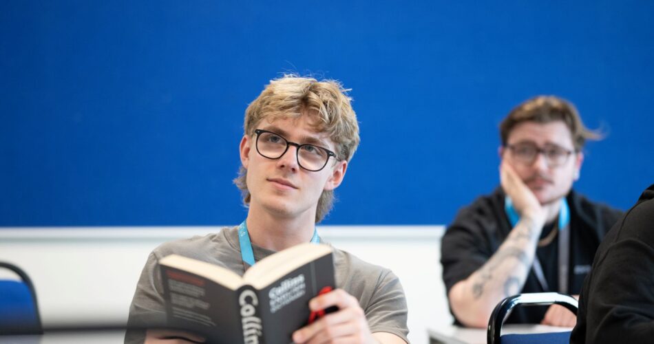 English student in College