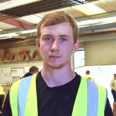 Bricklaying apprentice