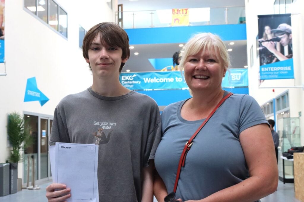 Level 2 Results Day at EKC Canterbury College