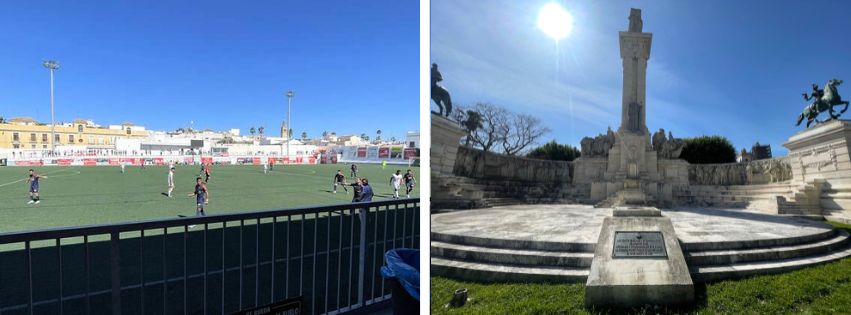 two photos of spain trip