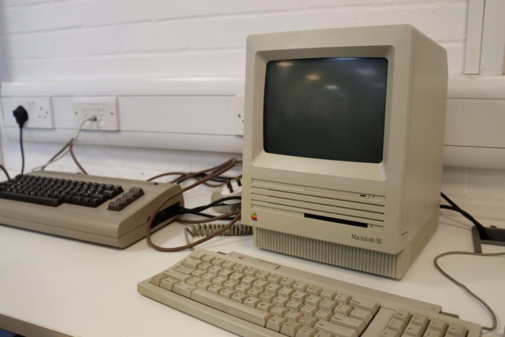 a vintage computer used in our computing lessons