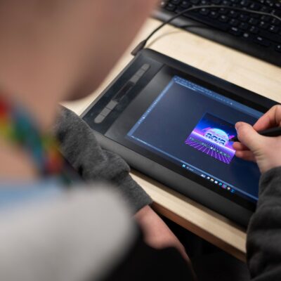 a drawing tablet