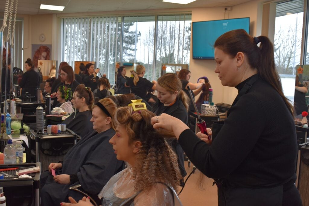 students fundraise for community week